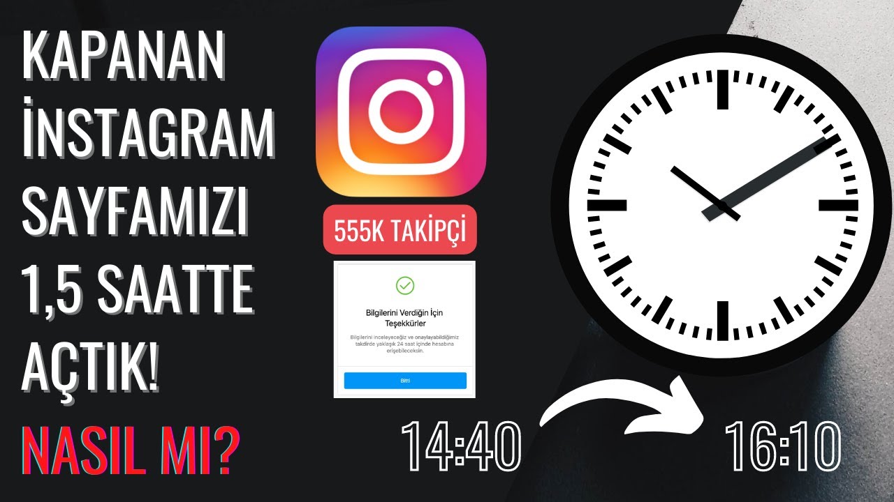 İnstagram Kapanan Hesabı Açma Nasıl Yapılır?