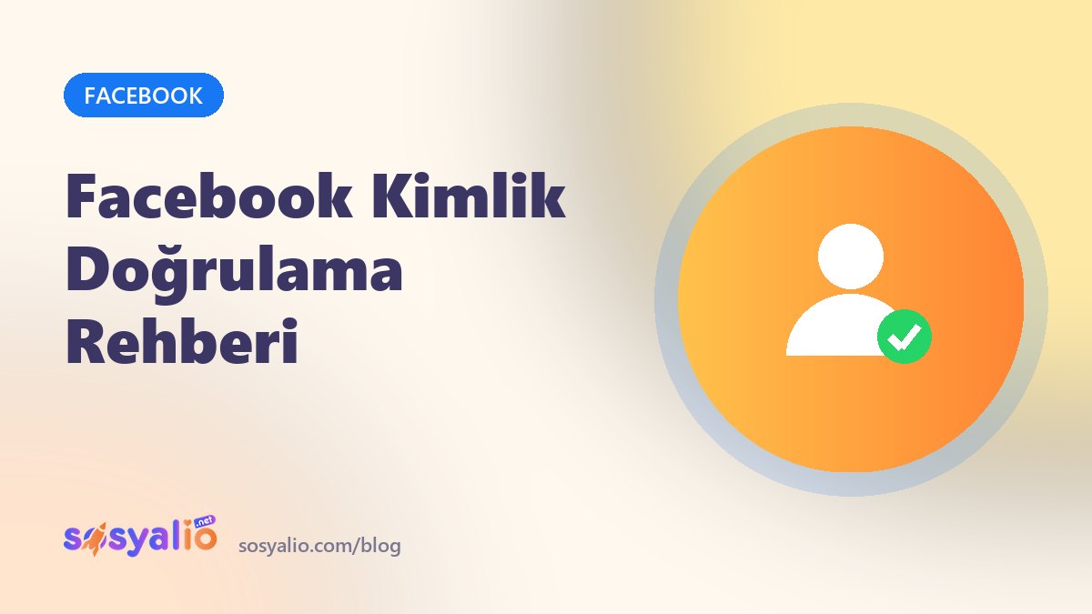 Facebook kimlik doğrulama kimliğinizi onaylayın ekranı
