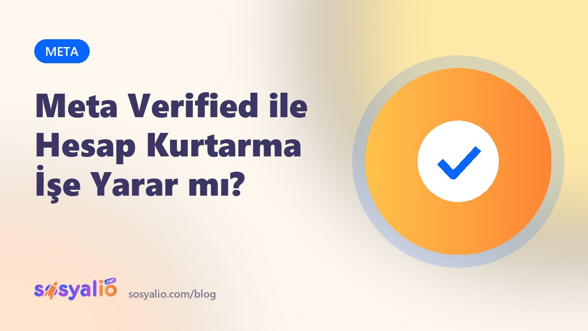 Meta Verified ile hesap kurtarma